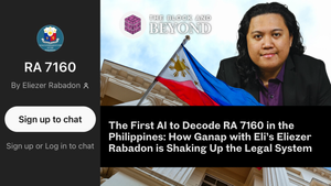 The First AI to Decode RA 7160 in the Philippines: How Ganap with Eli’s Eliezer Rabadon is Shaking Up the Legal System